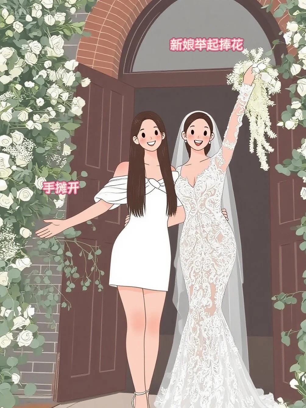 25. Tư thế tay kề vai, dang rộng tay