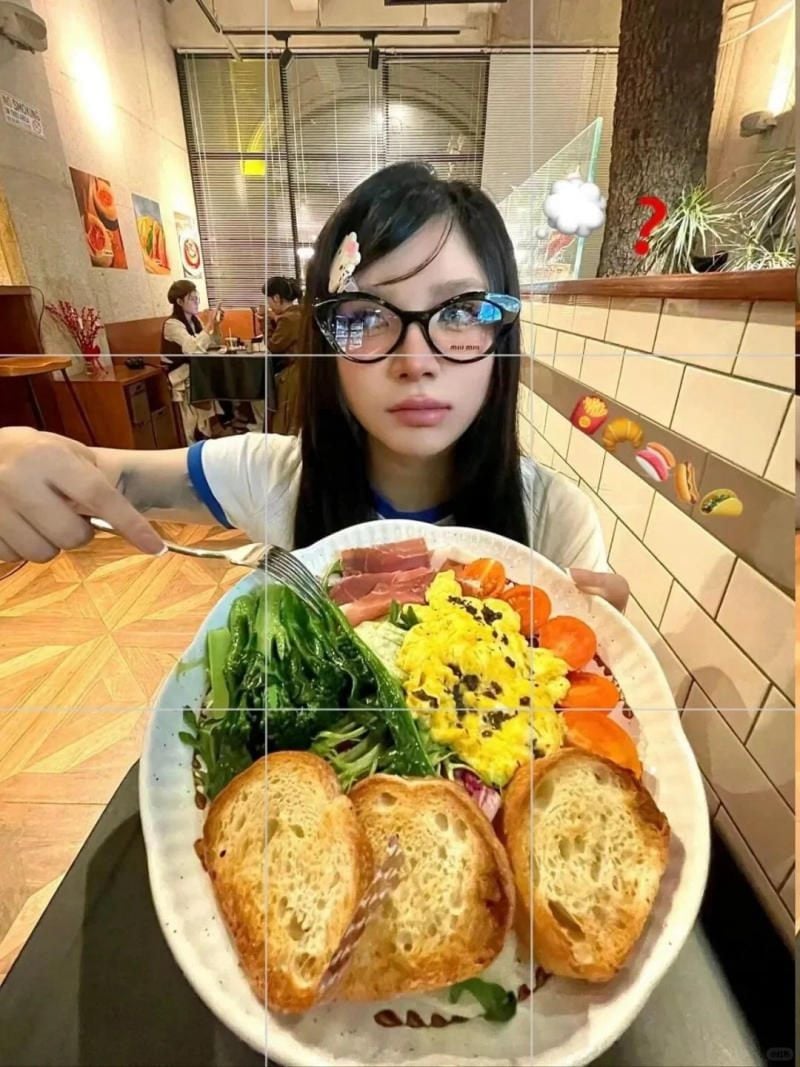 Tập trung vào món ăn