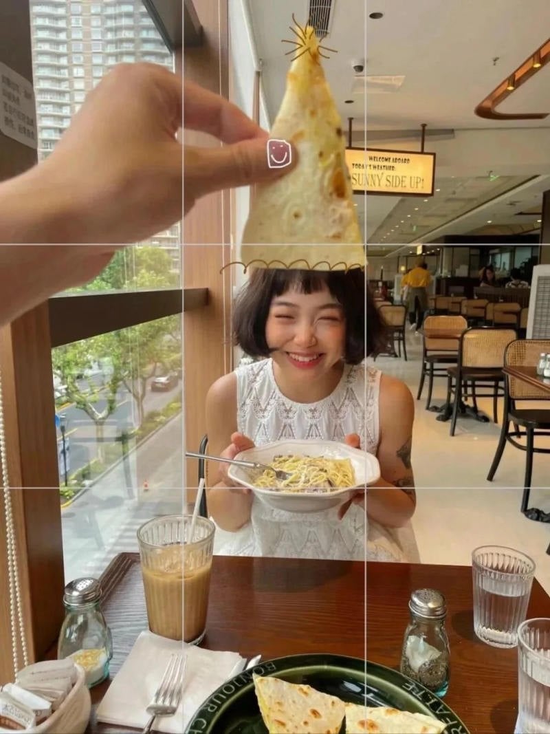 Góc chụp sáng tạo từ trên xuống