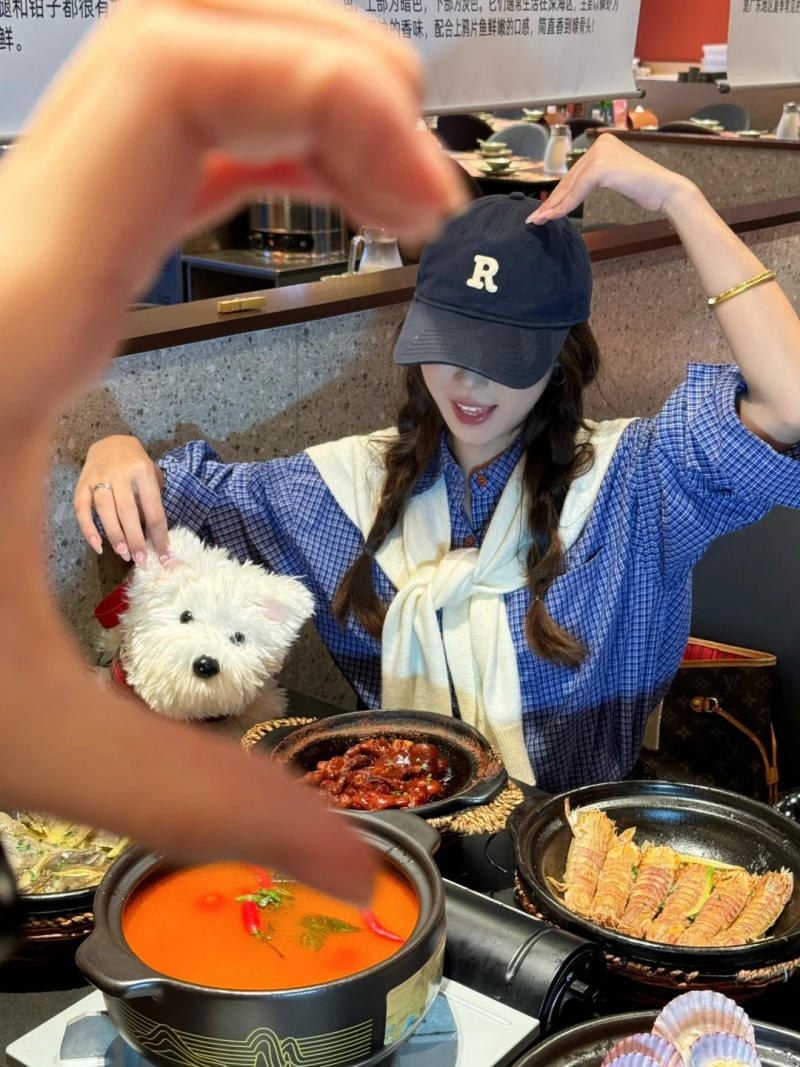 Thả tim cho món ăn