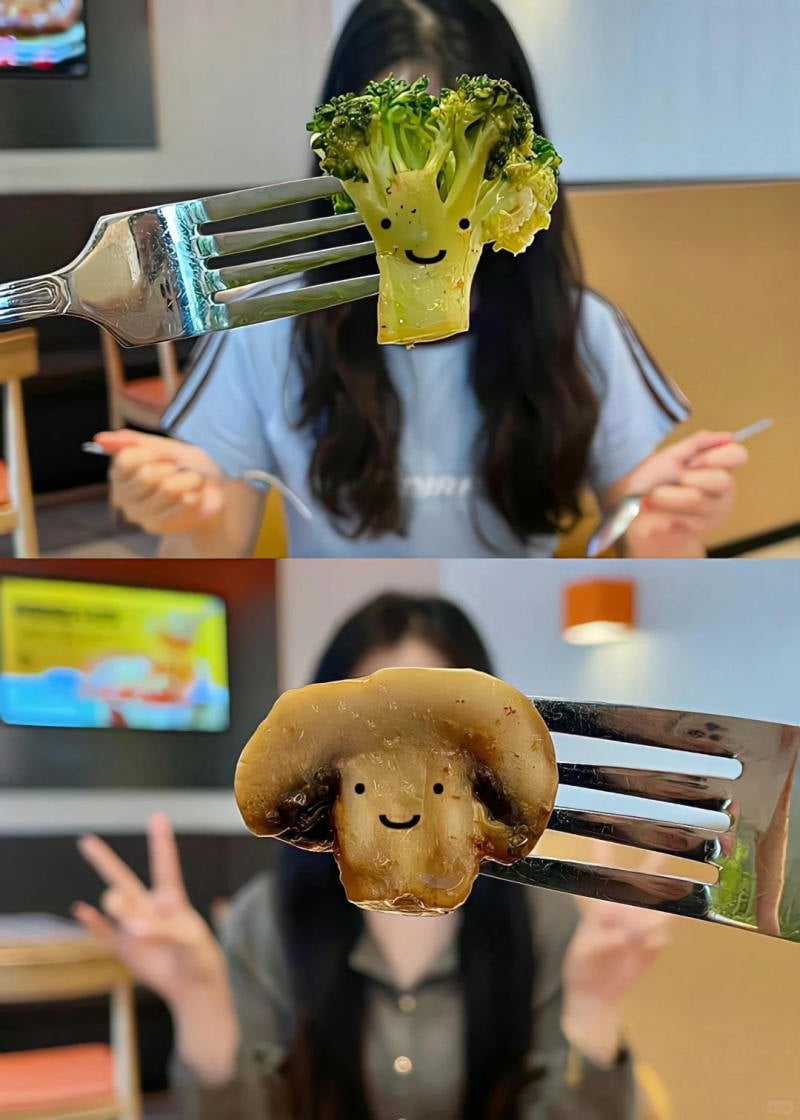 Cận cảnh đồ ăn trên dĩa