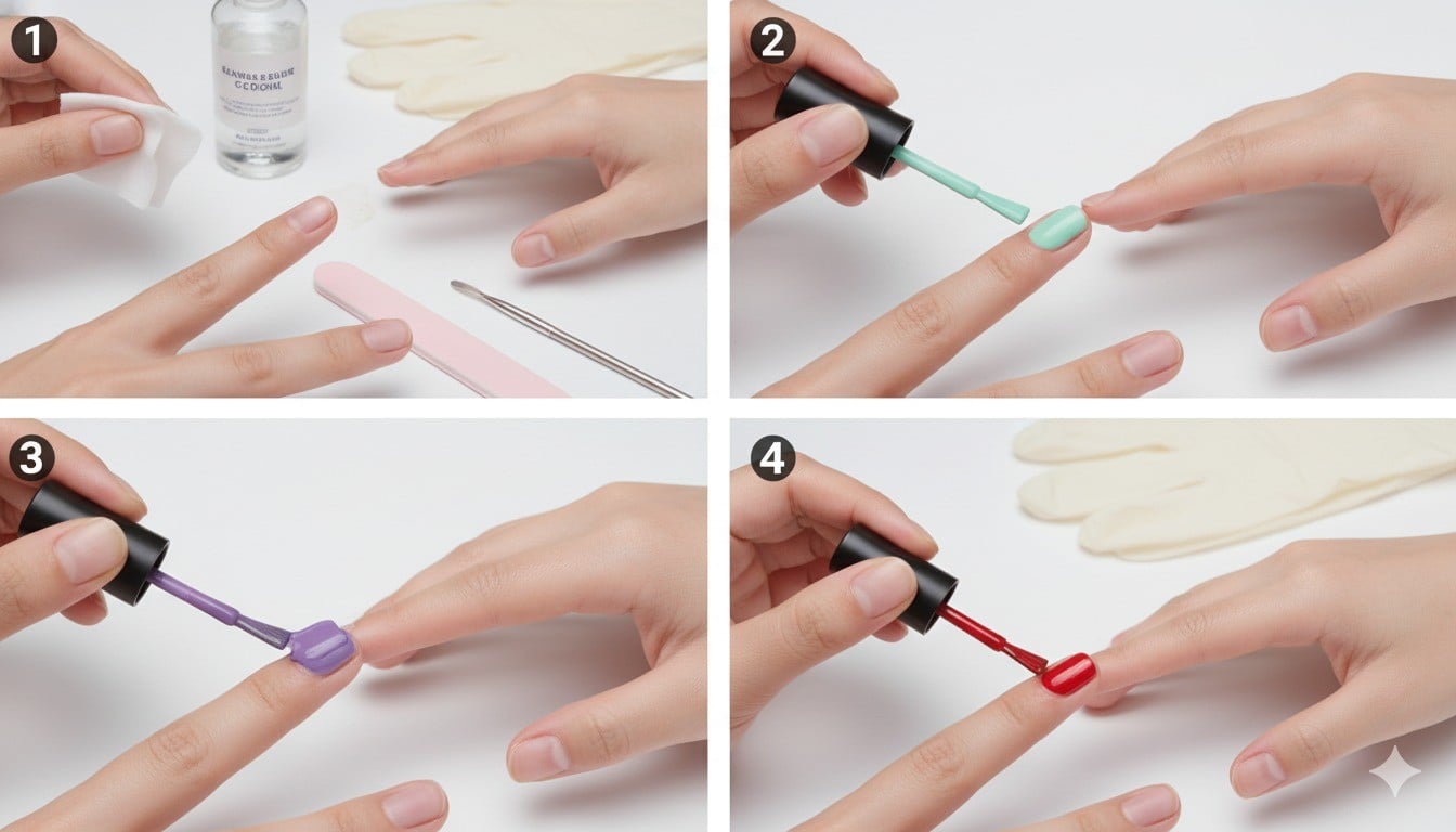 Hướng dẫn sử dụng sơn lột móng tay chuẩn chuyên gia để có bộ móng hoàn hảo