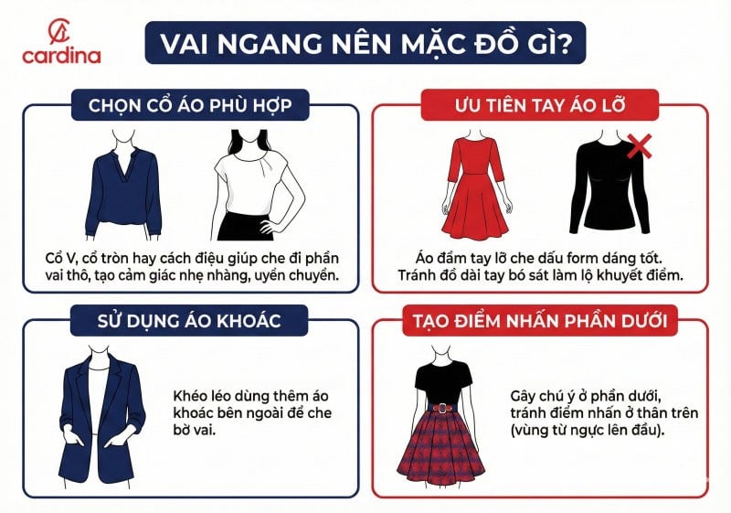 vai ngang mặc gì