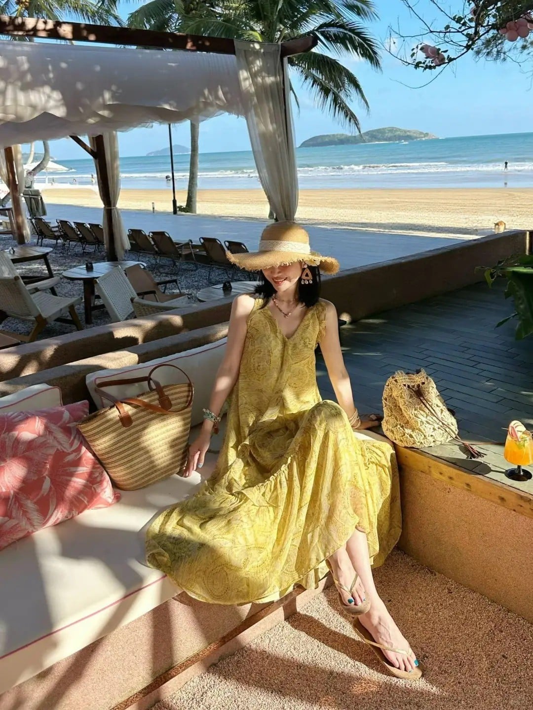Maxi Paisley Vàng Chanh