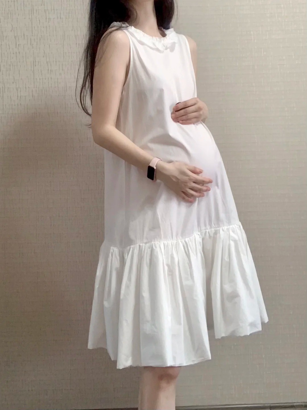 Váy lanh bầu họa tiết Bohemian