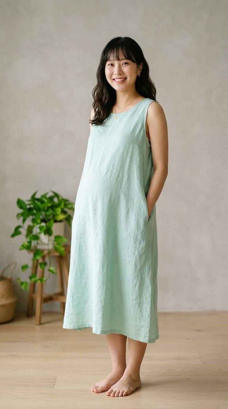 Đầm lanh bầu sát nách