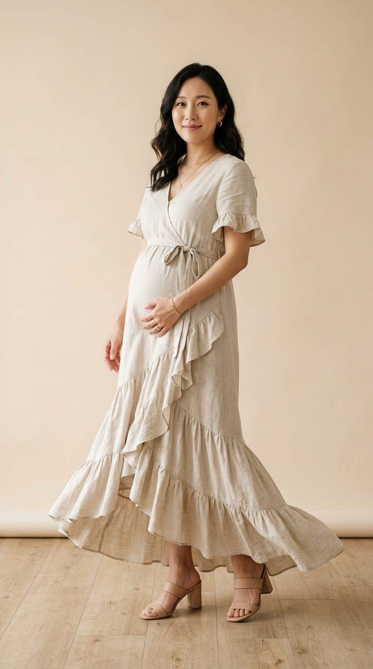 Váy lanh bầu đuôi cá