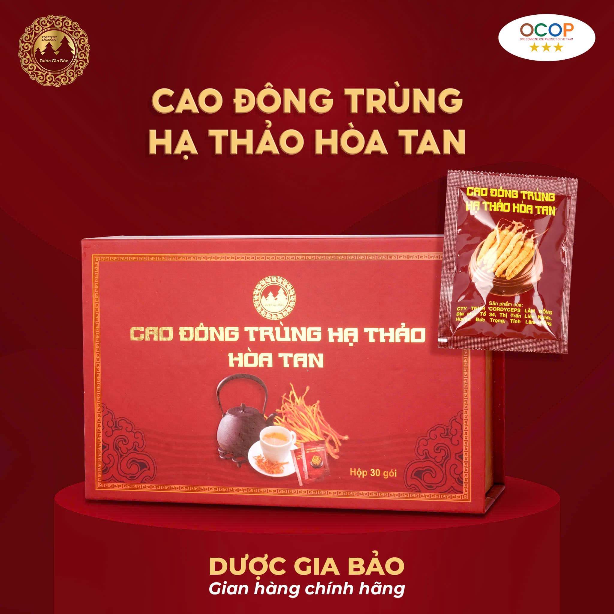 cao dong trung ha thao hoa tan Duoc Gia Bao