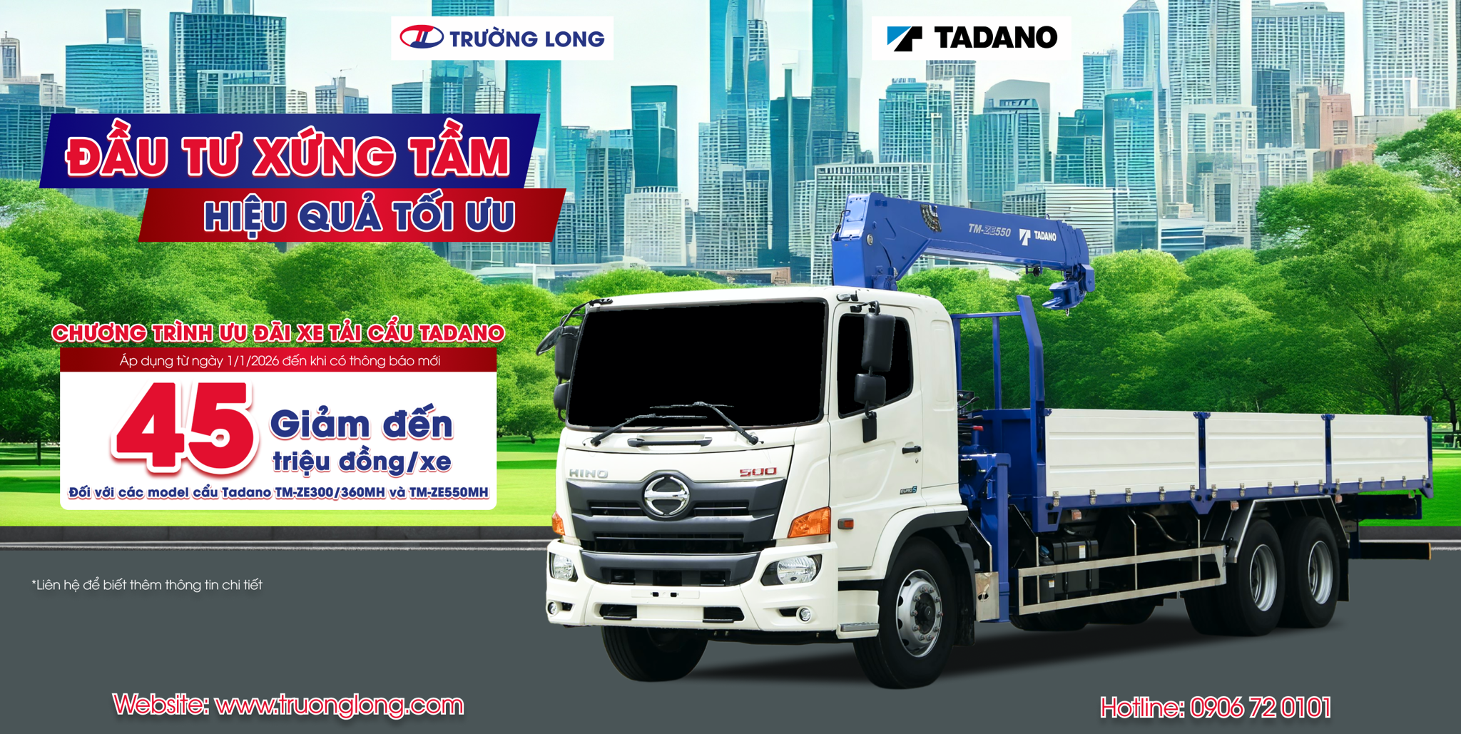 Xe tải cẩu Tadano