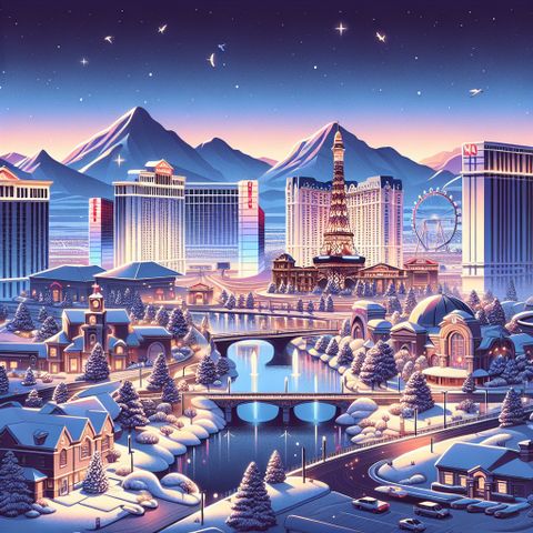 Du lịch Las Vegas mùa đông: Trải nghiệm sôi động giữa sa mạc Nevada