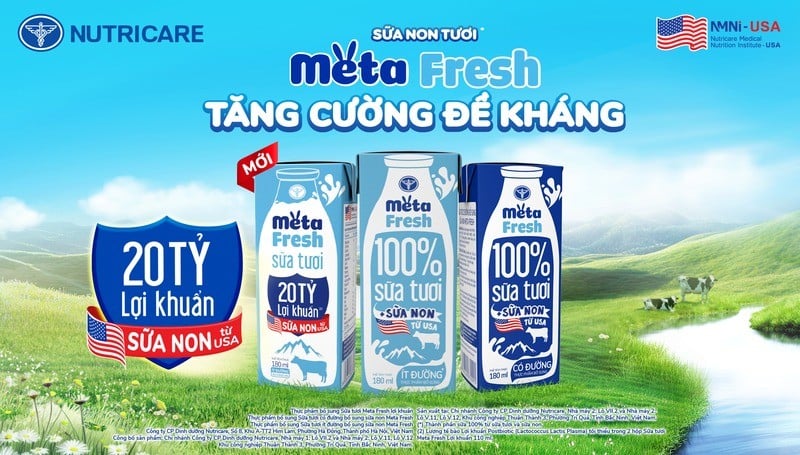 sữa meta fresh tăng cường đề kháng