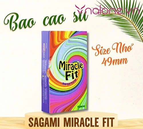 Top 10 Bao cao su size nhỏ kéo dài thời gian gồm Sagami Miracle Fit 10s