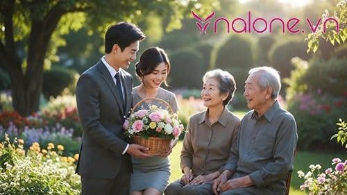 ra mắt nhà người yêu nên mua gì? bó hoa