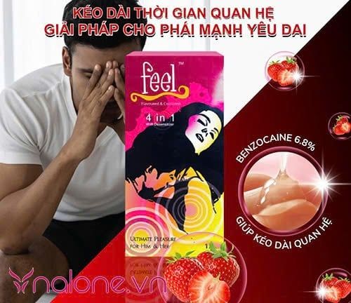 Top 10 Bao cao su size nhỏ kéo dài thời gian gồm Feel 4in1