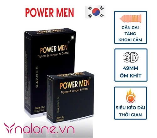 Top 10 Bao cao su size nhỏ kéo dài thời gian gồm Power Men Tighter & Longer Extra Dots