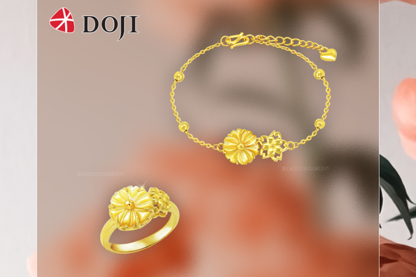 Trang sức vàng 24K Thảo Nguyên Sắc Hoa tái hiện cảnh sắc thiên nhiên rực rỡ nơi thảo nguyên