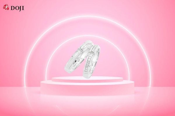 AWMG011547F2ML1 - AWFG011547F2ML1 sở hữu vẻ đẹp sang trọng cùng điểm nhấn là viên kim cương chủ và dải kim cương tấm lấp lánh