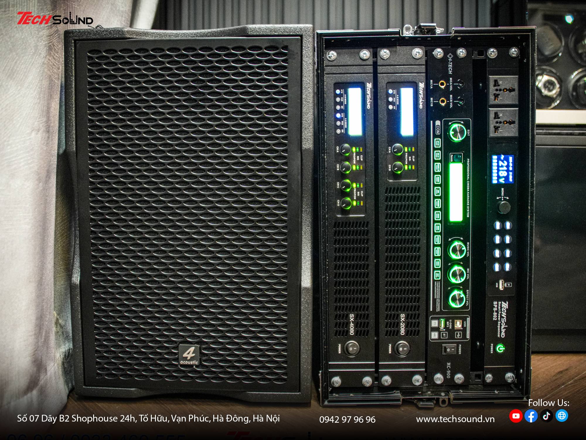 Hệ thống loa 4Acoustic HCS105, Hoàng Mai, Hà Nội