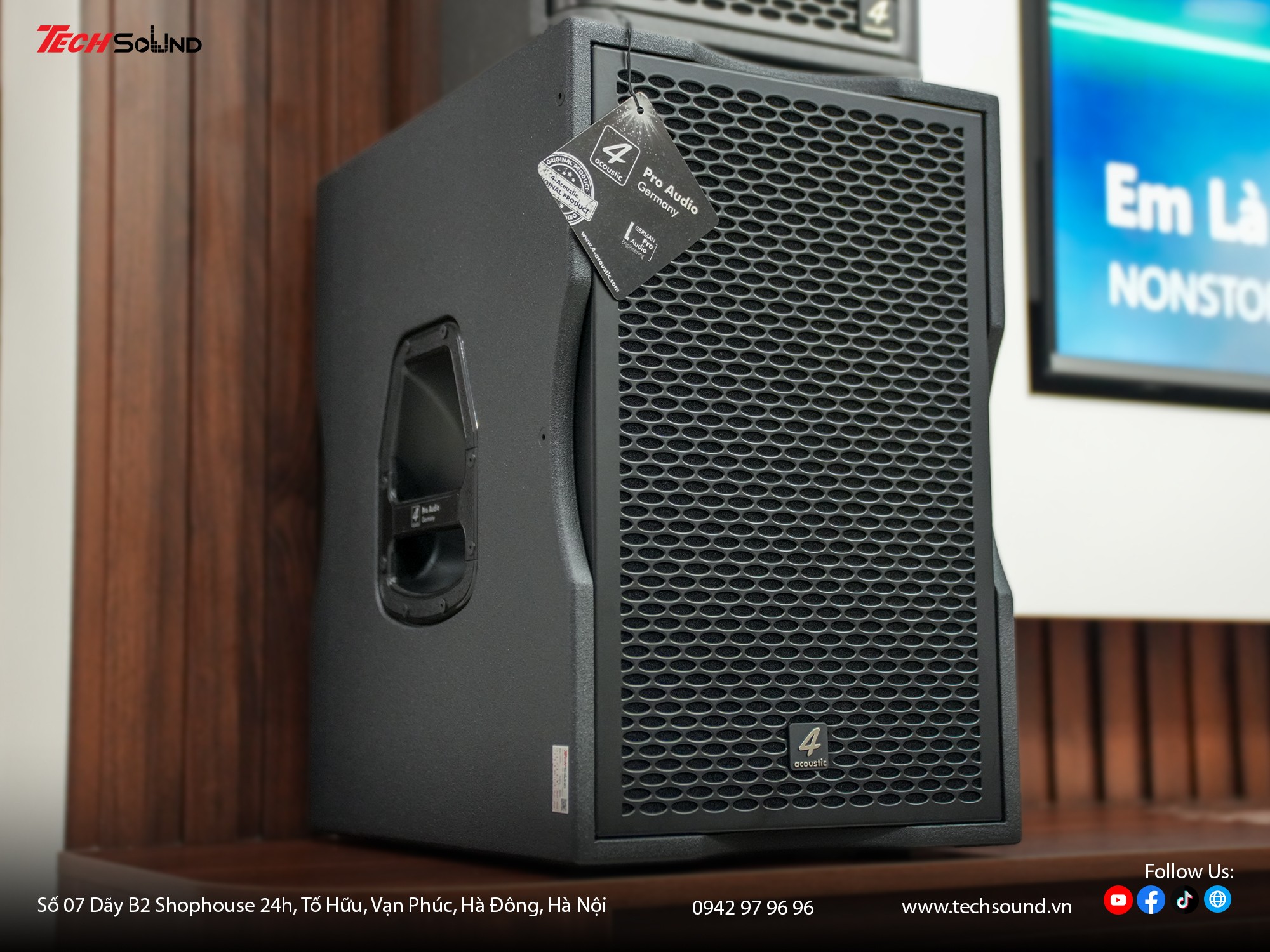 Dàn loa Karaoke 4Acoustic X10 tại Diêm Điền, Thái Bình