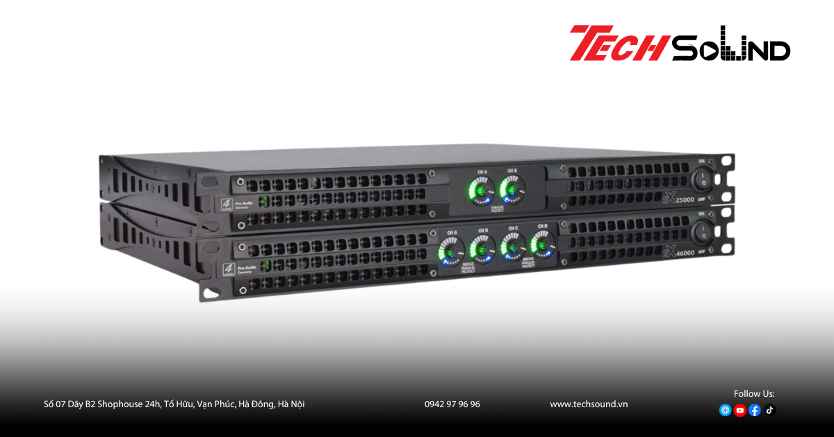 Đánh giá chi tiết công suất 1U 4Acoustic SX44000 (4 Kênh 1100W)