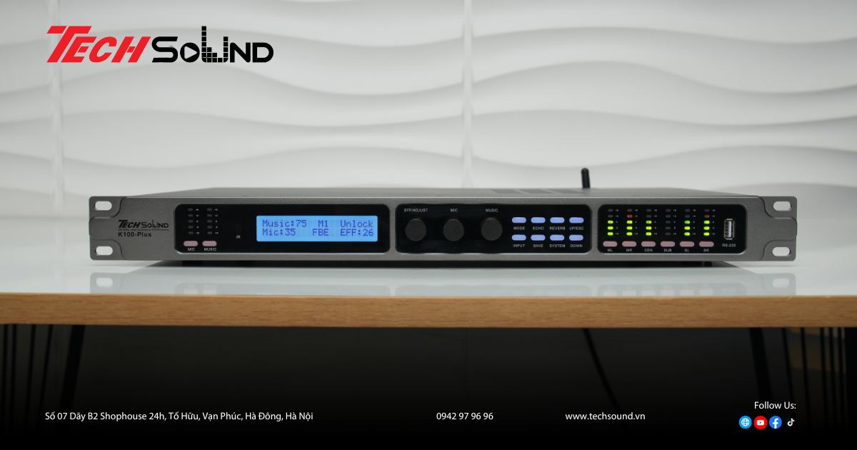 Tại sao các phòng karaoke cao cấp luôn ưu tiên cục đẩy 4 kênh?