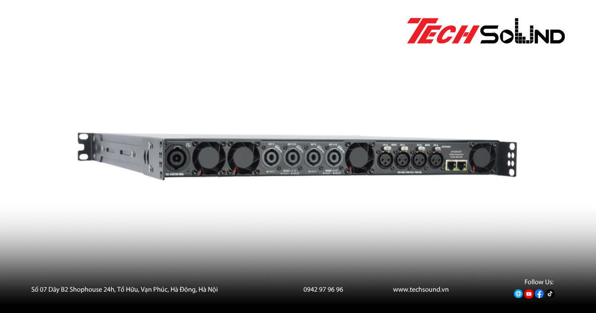 Đánh giá chi tiết amplifier 4 kênh DSP 4Acoustic SDX427