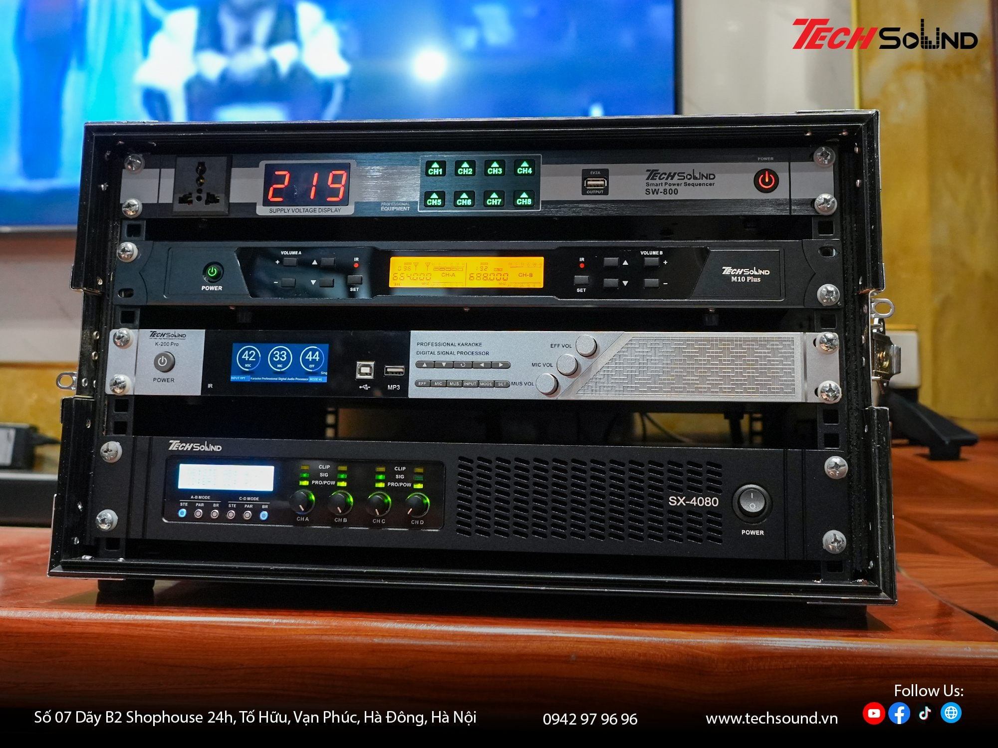 dàn loa karaoke cao cấp 4Acousitc DR10 4