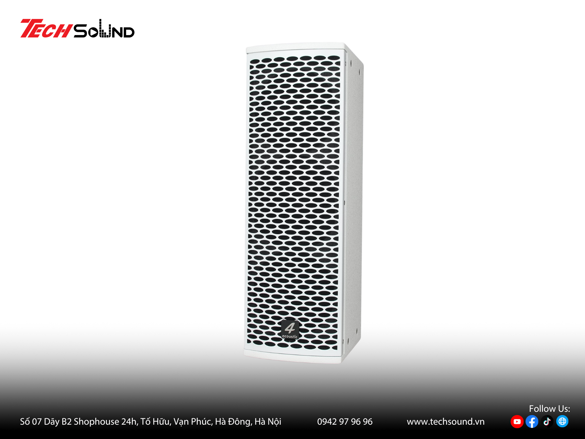 Dòng loa trắng HCS & PCS – Giải pháp âm thanh tinh tế cho không gian nội thất cao cấp