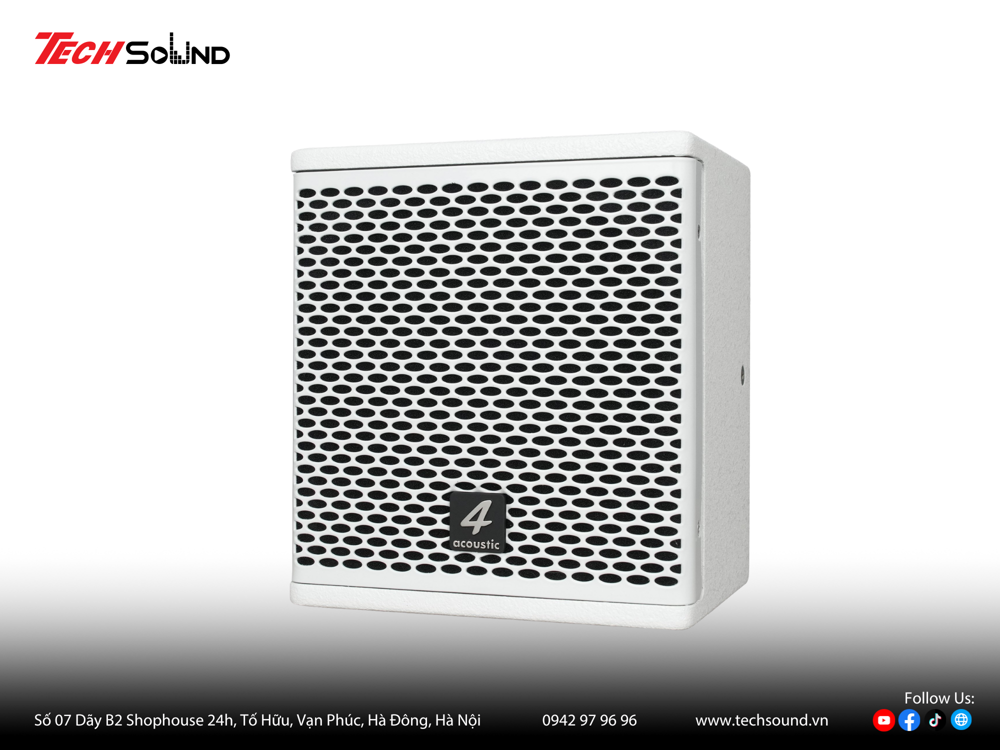 Dòng loa trắng HCS & PCS – Giải pháp âm thanh tinh tế cho không gian nội thất cao cấp