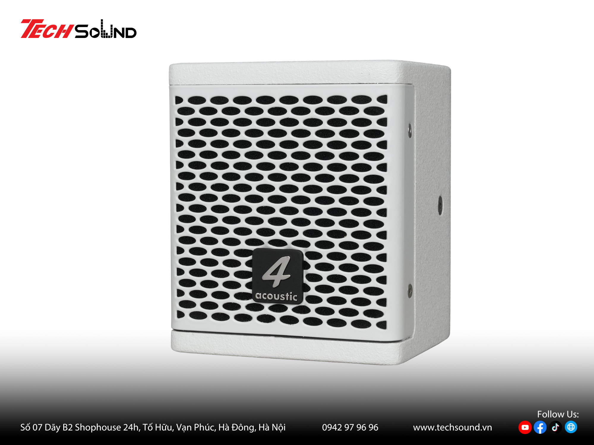 Dòng loa trắng HCS & PCS – Giải pháp âm thanh tinh tế cho không gian nội thất cao cấp