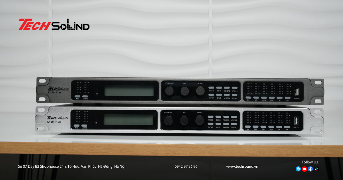 Trải nghiệm setup hoàn hảo với vang số K100 Plus Ver2 – Tối ưu âm thanh từng không gian