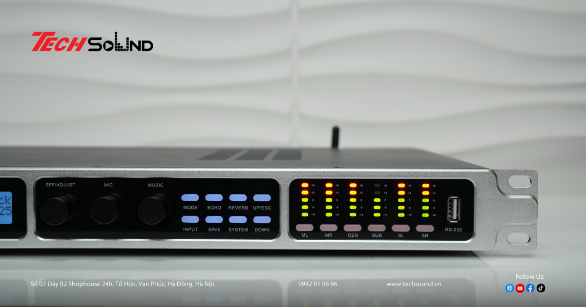 Trải nghiệm setup hoàn hảo với vang số K100 Plus Ver2 – Tối ưu âm thanh từng không gian