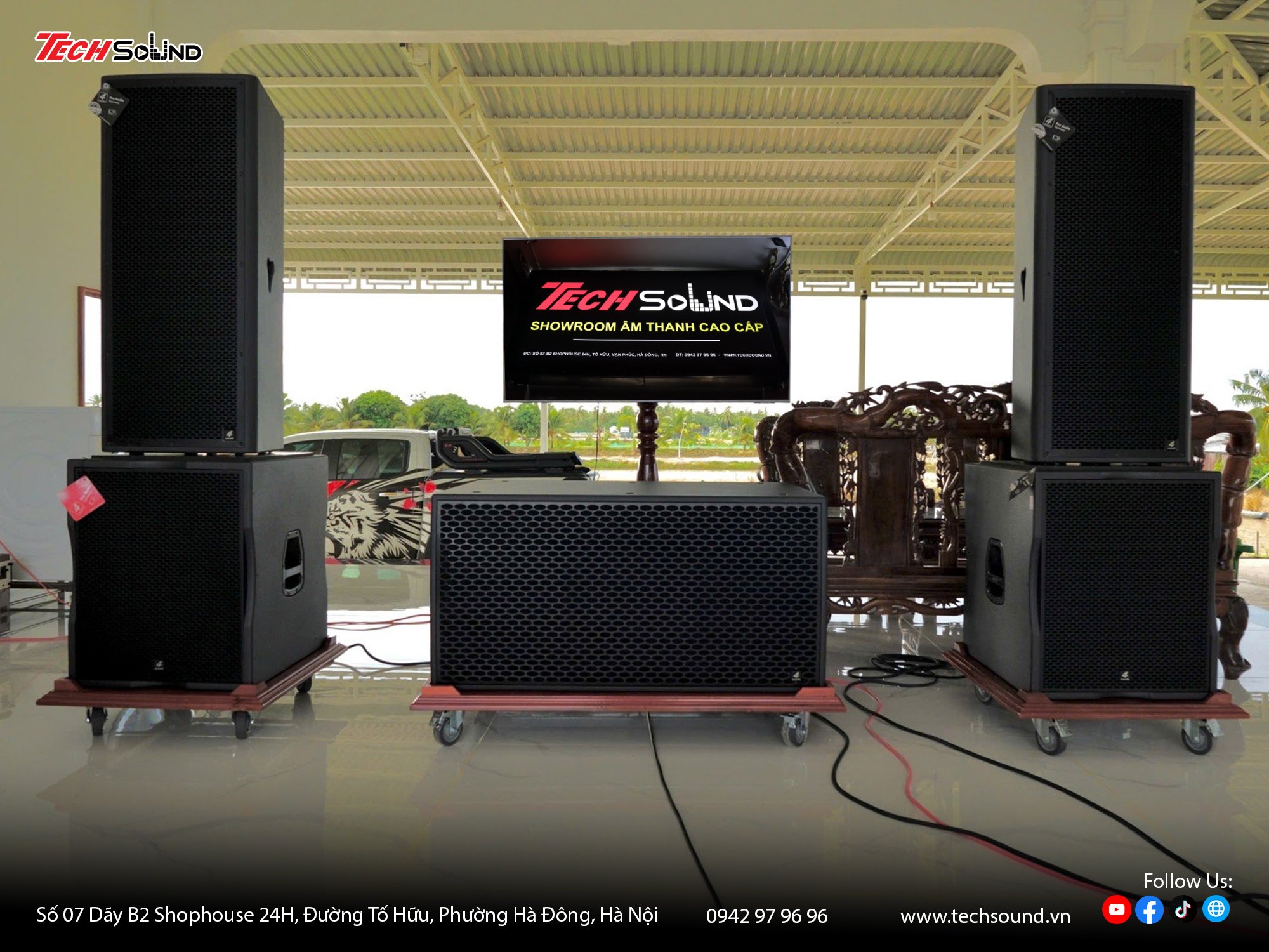 Dàn loa 4Acoustic HCS 215F tại Đồng Tháp