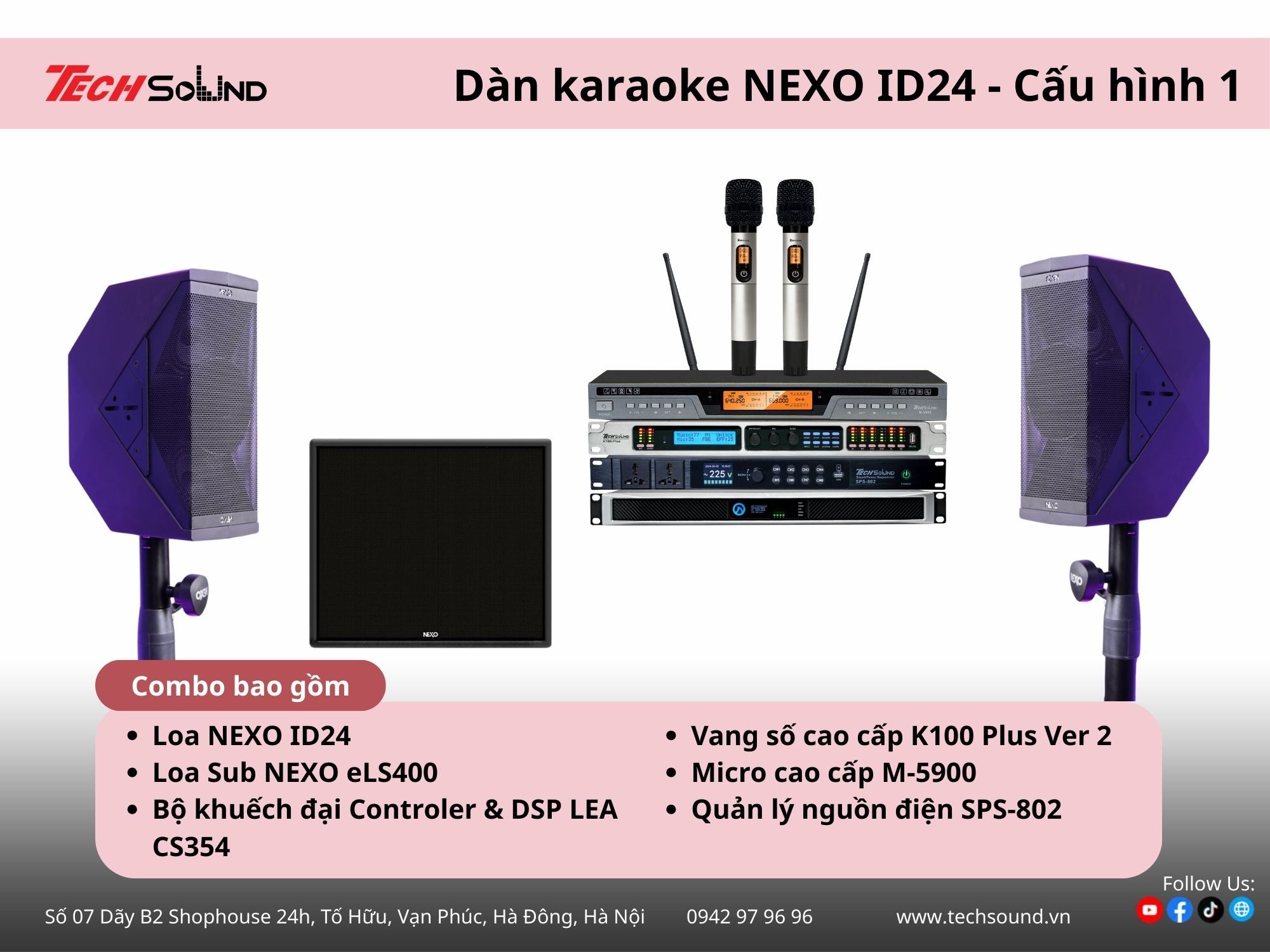 DÀN LOA KARAOKE NEXO ID24 1