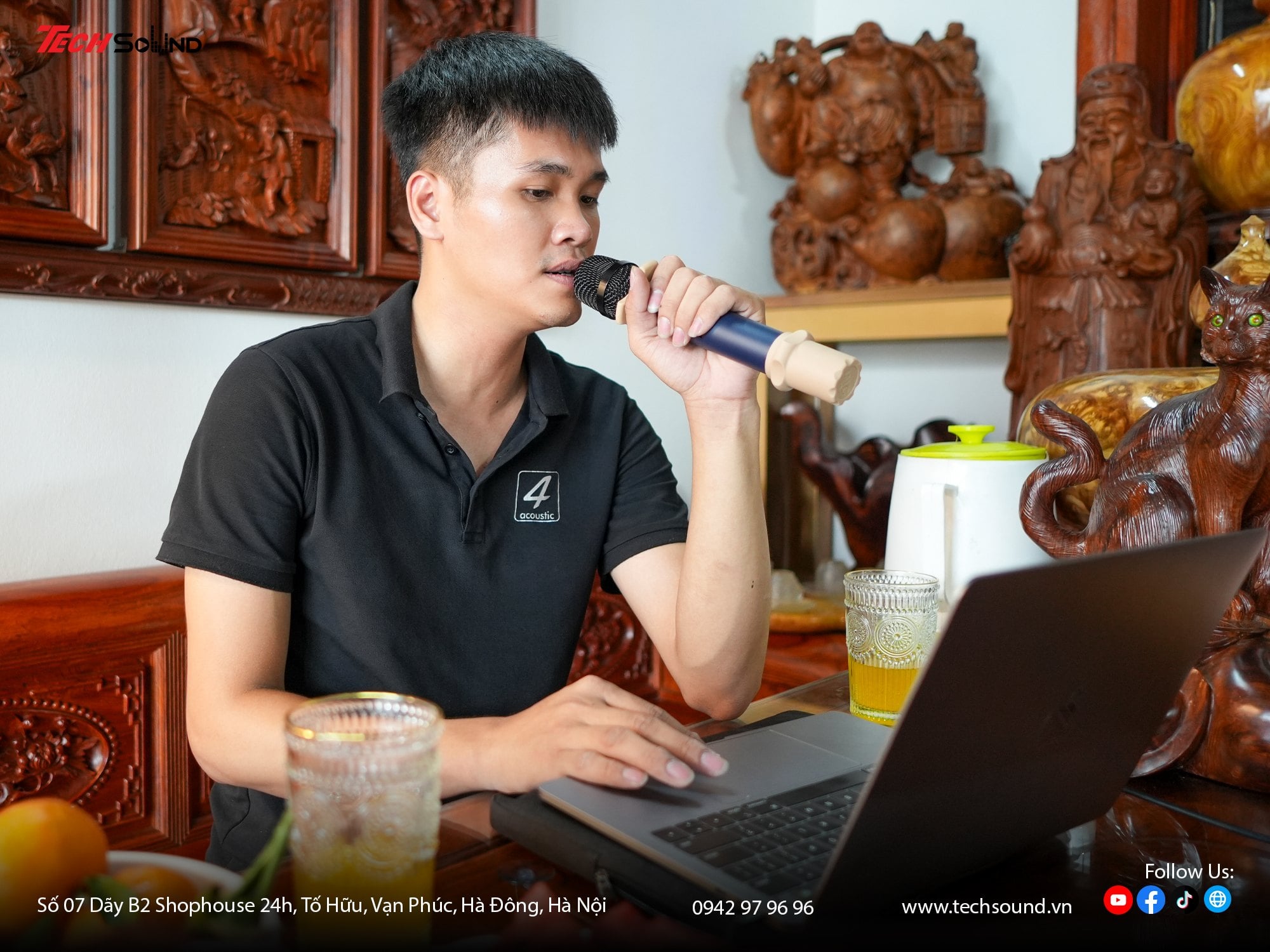 Dàn loa 4Acoustic DR12 tại Quốc Oai, Hà Nội