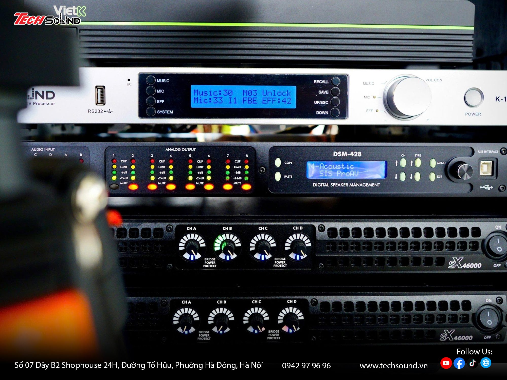 Dàn loa 4Acoustic HCS 215F tại Đồng Tháp