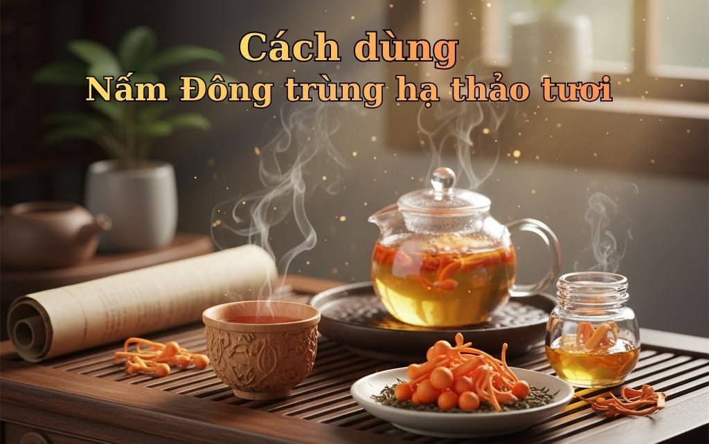Cach su dung, bao quan nam Dong trung ha thao dung cach.