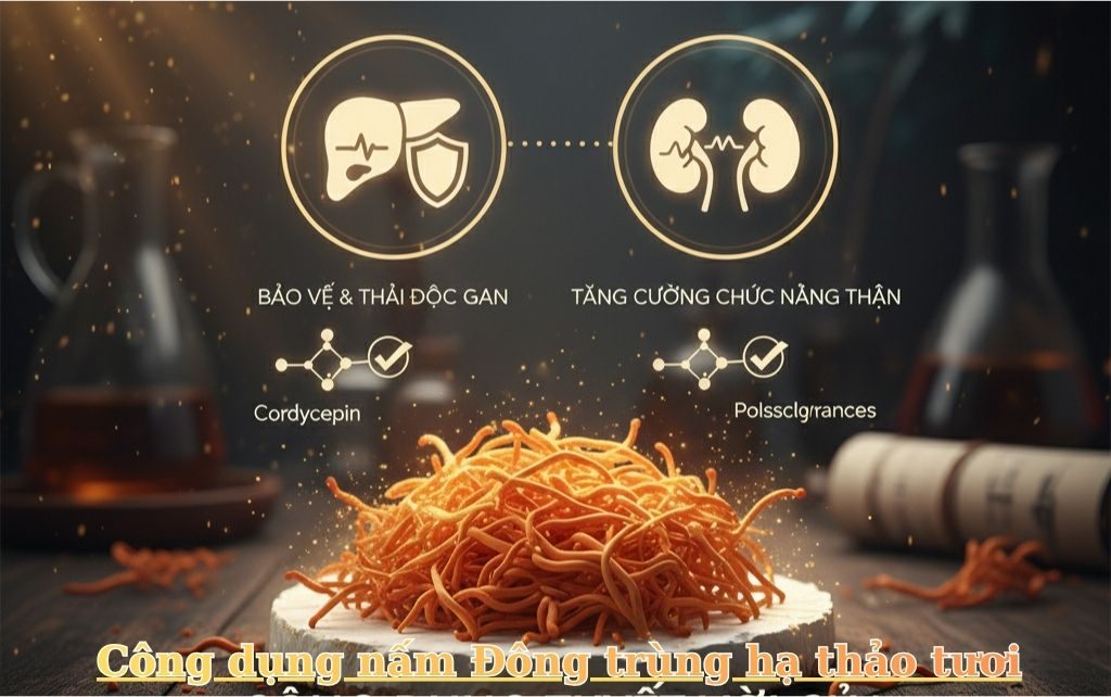 Cach su dung, bao quan nam Dong trung ha thao dung cach.