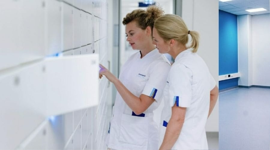 bệnh viện áp dụng giải pháp tủ gửi đồ thông minh