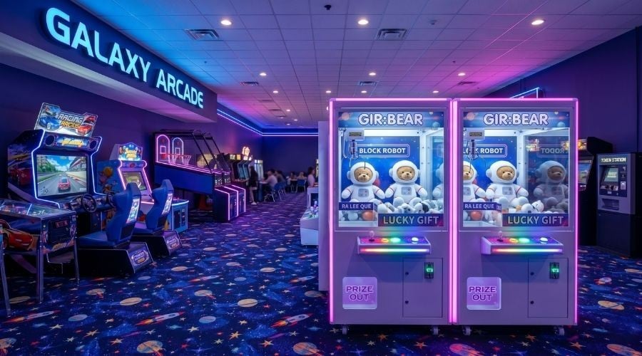 vị trí máy gắp thú