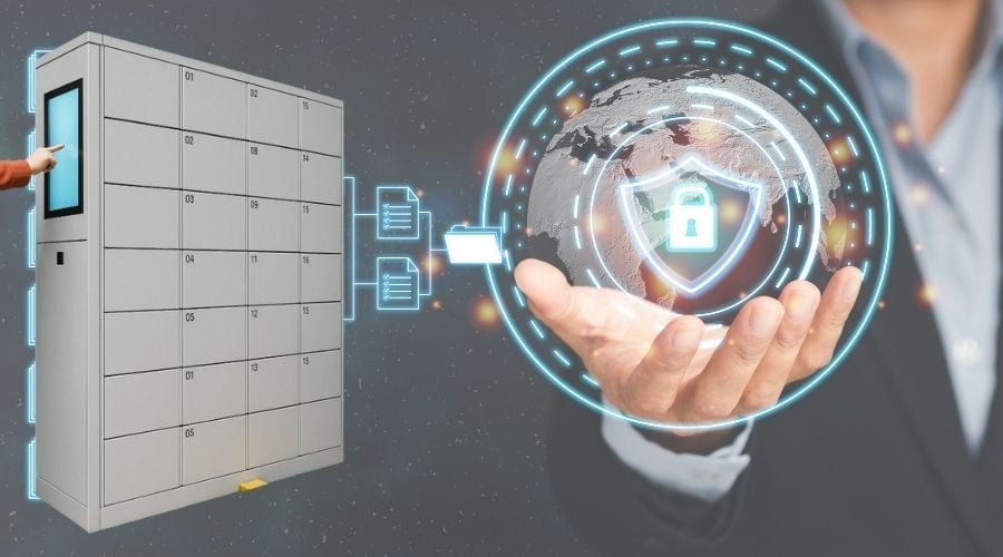 Tủ gửi đồ thông minh