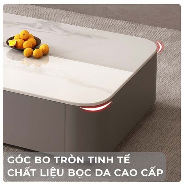 bàn trà sofa mặt vân gỗ