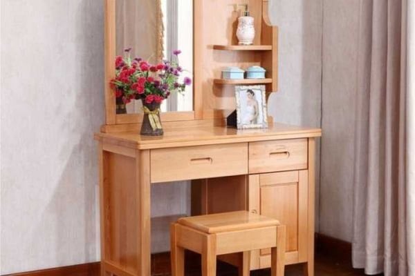 bàn trang điểm gỗ xoan