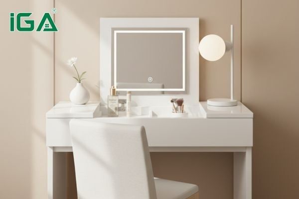 bàn trang điểm gỗ đẹp