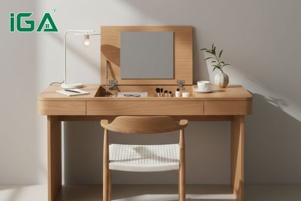 bàn trang điểm gỗ đẹp