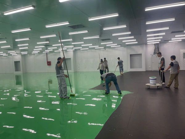 Thi công sơn epoxy chống tĩnh điện cho nhà máy linh kiện điện tử