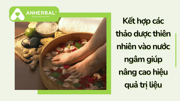 ket hop thao duoc vao nuoc ngam chan