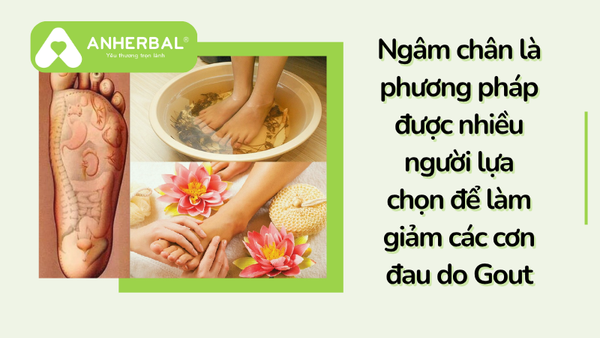ngâm chân là phương pháp được nhiều người lựa chọn