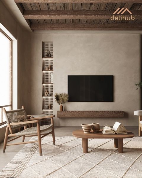 sơn hiệu ứng phong cách Wabi Sabi