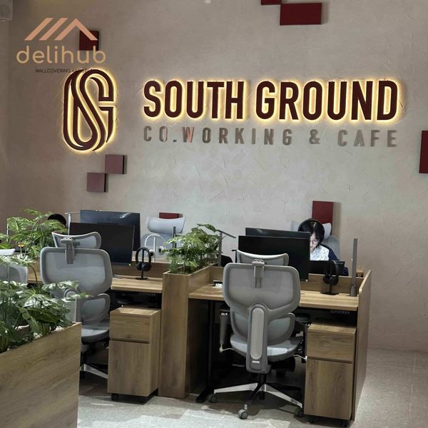 Sơn hiệu ứng F&B: Dự án South Ground Cafe cùng Delihub